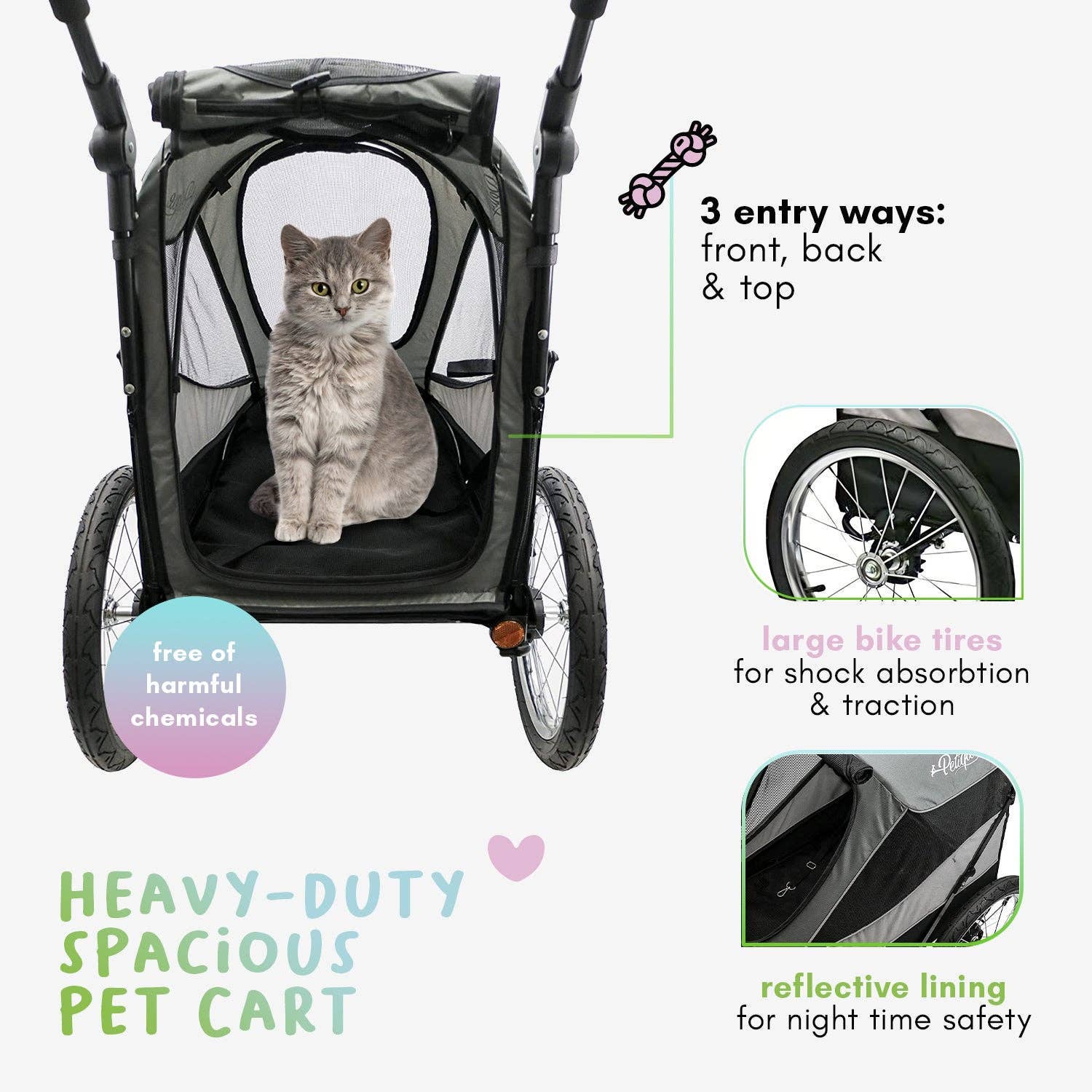 Only An Ocean Europe - Wholesale Pet Carrier - Cat/Dog - Petique Trailblazer Pet Jogger42