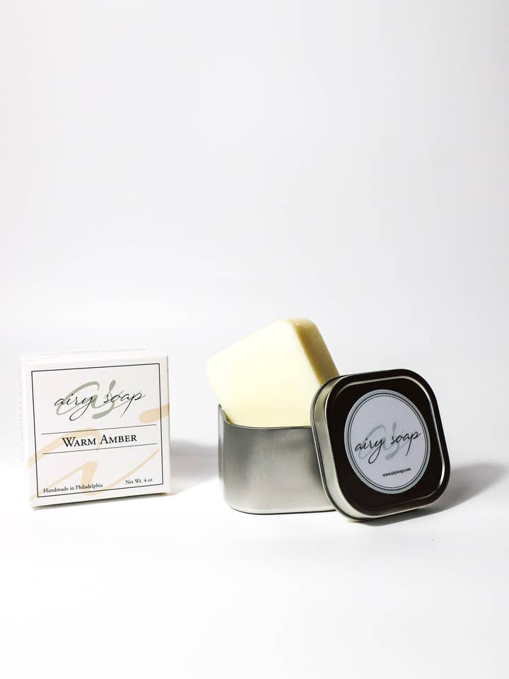 Warm Amber Lotion Bar for wholesale by Airy Soap