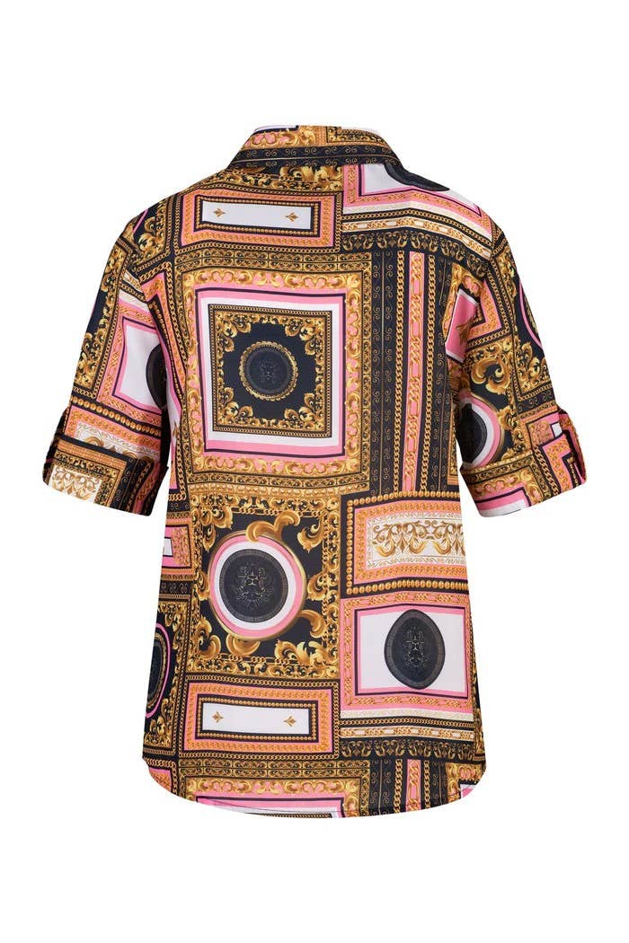 Versace 19.69 Abbigliamento Sportivo SRL - Venta al por mayor Camisa con botones - Mujer - Blusa MARLA - AOP1