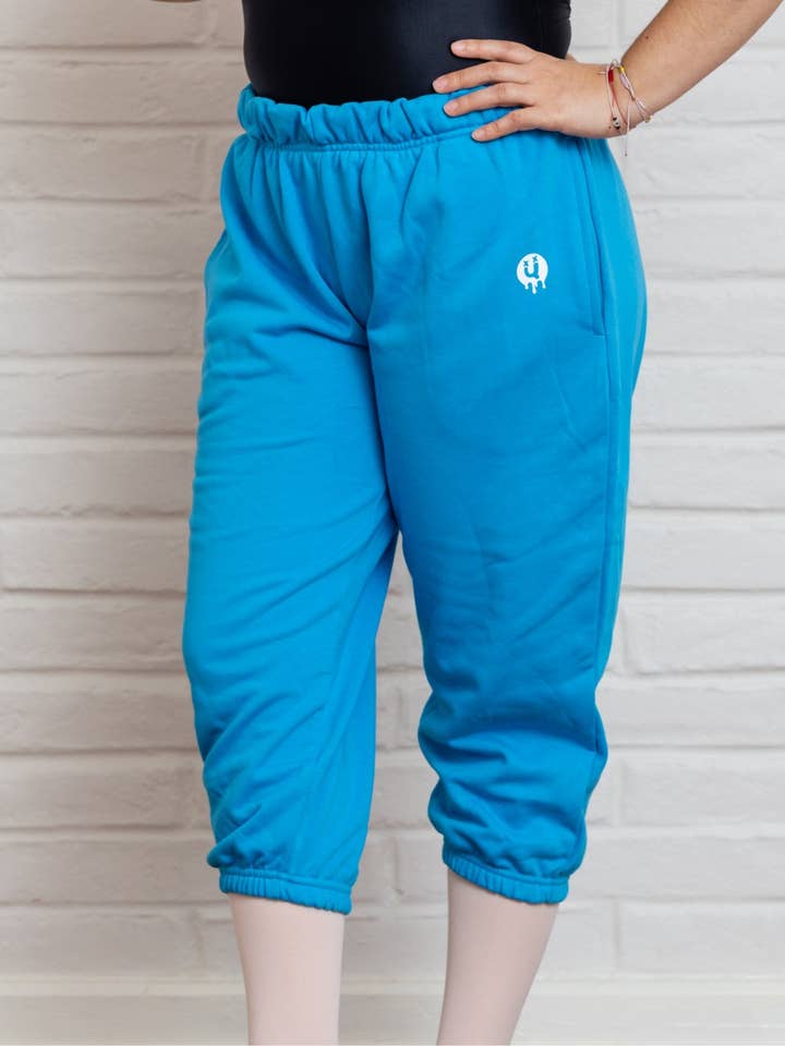 Pantalon bleu Soft Trash Style Bag pour la vente par Fudge Apparel