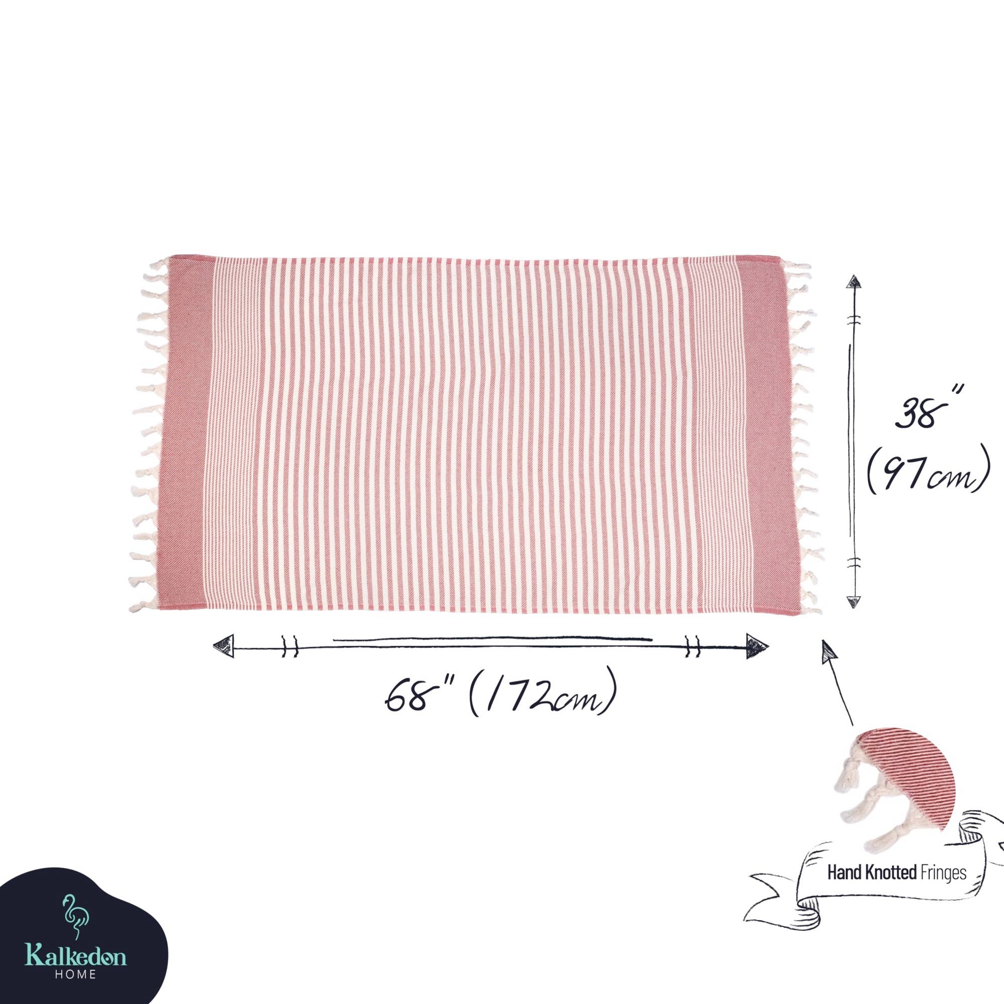 Kalkedon Towels – wholesale Strandhandduk – Turkisk plattvävd handduk med randigt mönster – strandhandduk3