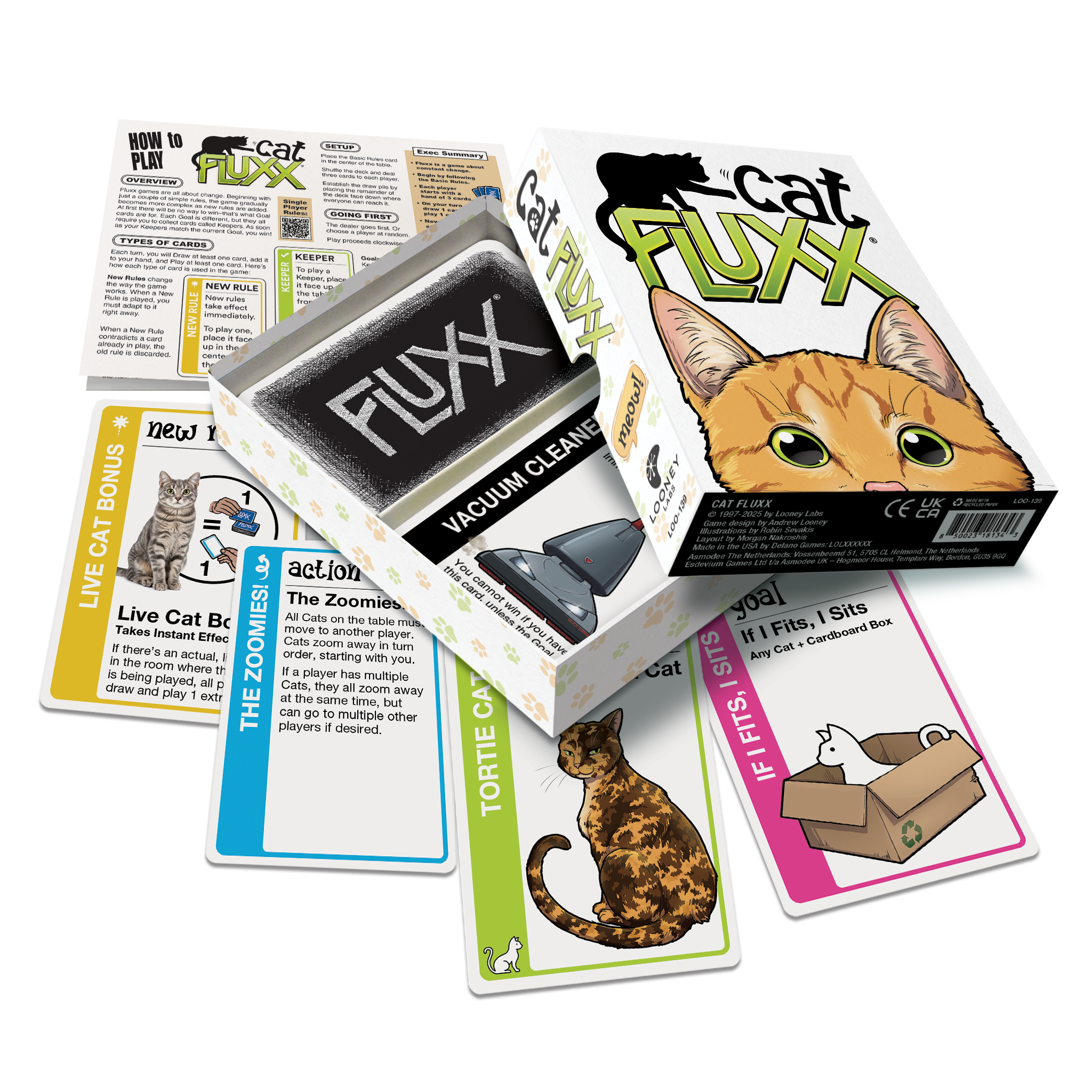 Looney Labs - Wholesale Card Game - Cat Fluxx1