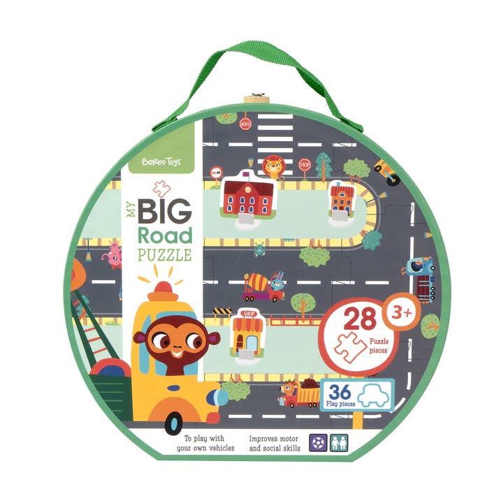 Barbo Toys - Wholesale Puzzle - Kids - My BIG Road Puzzle Suticase8