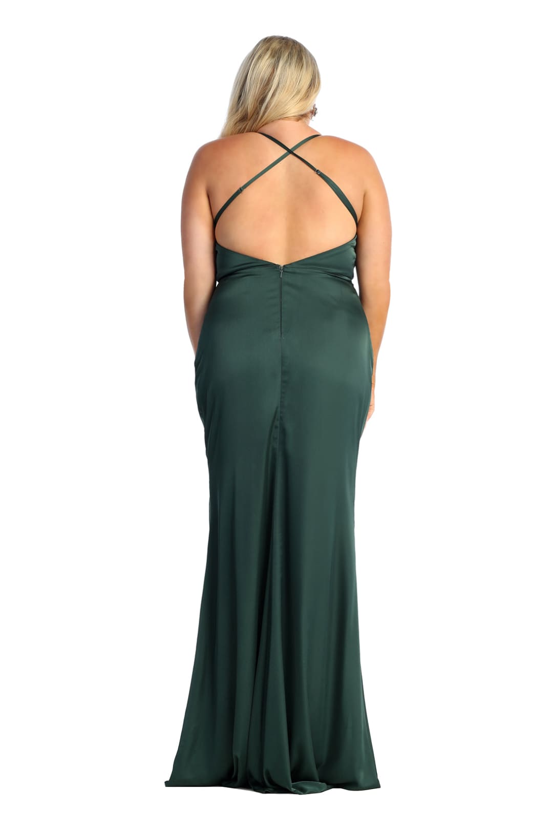 LA Merchandise - Wholesale Gown - Women's - Sexy Satin Dress with Exposed Back - LA189913