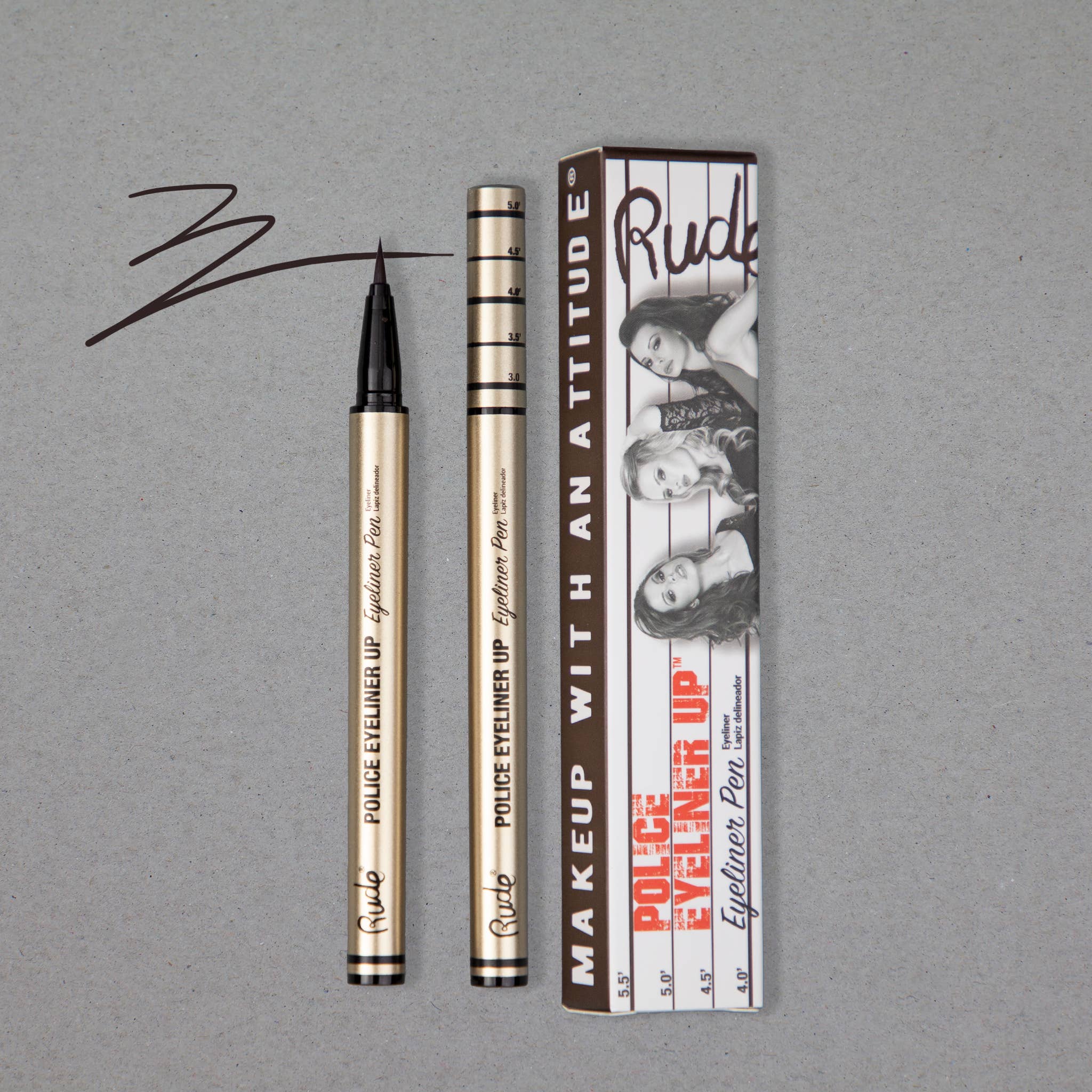 Rude Cosmetics - Wholesale Eyeliner/potlood - Rude Cosmetics Police Eyeliner Up - Precieze vloeibare eyeliner pen8