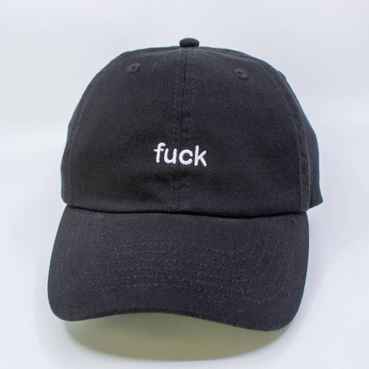 Standard Goods - Wholesale Baseball Cap - Unisex - Fuck Embroidered Hat0