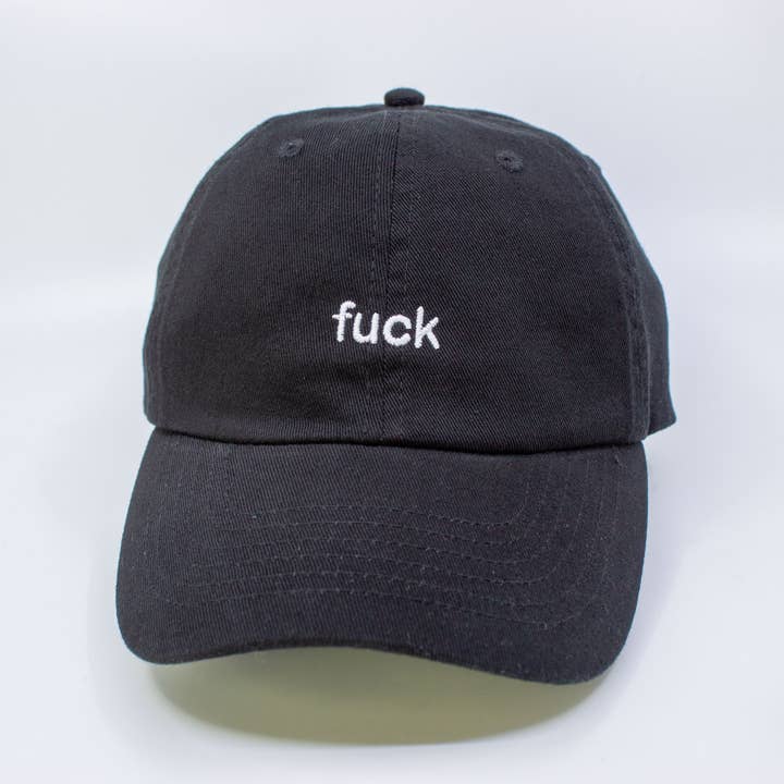 Fuck Embroidered Hat for wholesale by Standard Goods