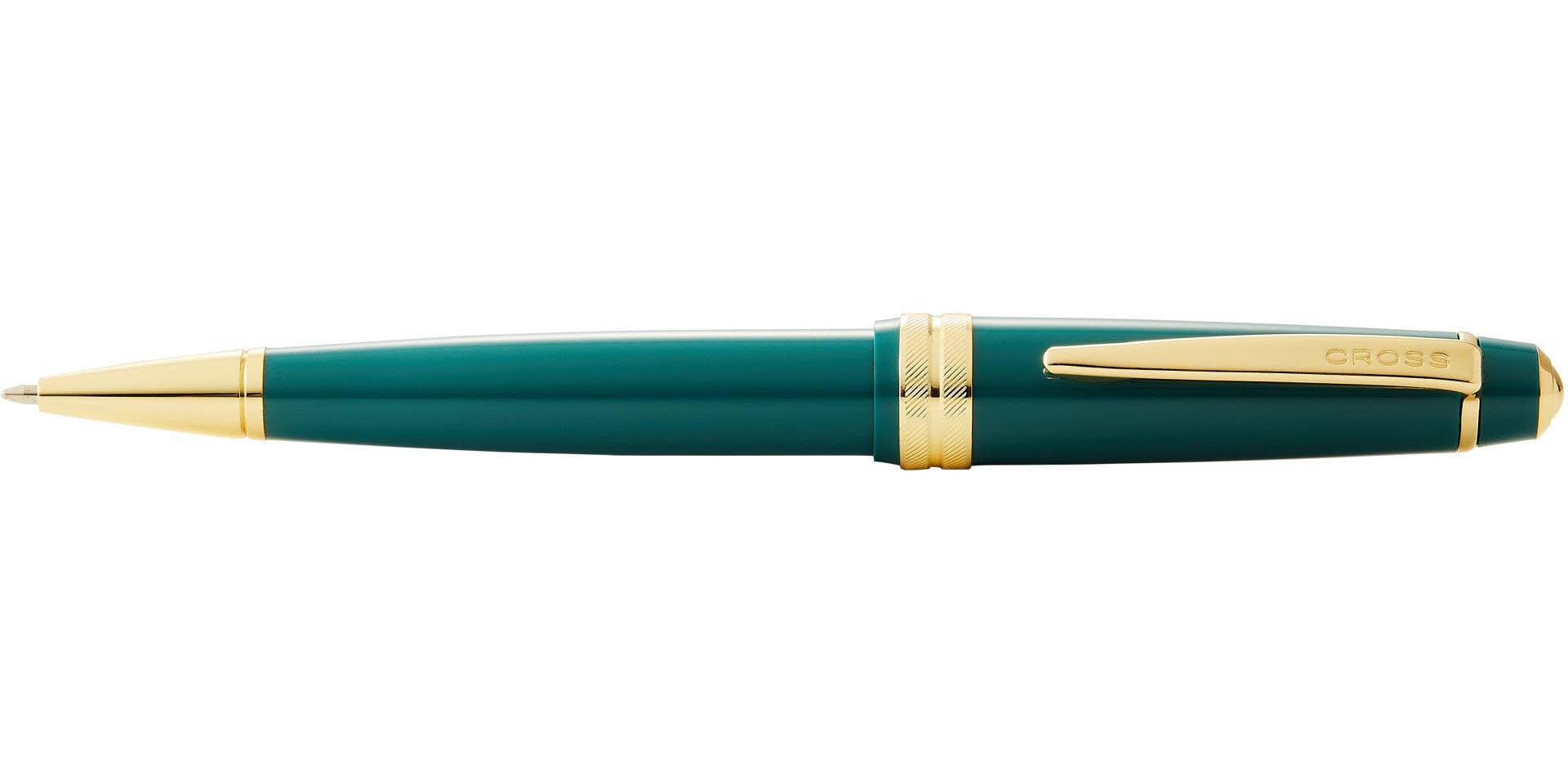 A. T. Cross - Wholesale Pen - Bailey Light™ Polished Green Resin and Gold Tone Ballpoint Pen2
