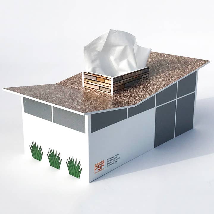 Destination PSP - Wholesale Tissue Box - Midcentury Tissue Box Cover - Butterfly House