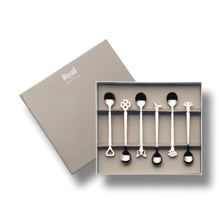 GAVEÆSKE 6 STK MOKKASKEER EVENTO for engroshandel hos Mepra Italia