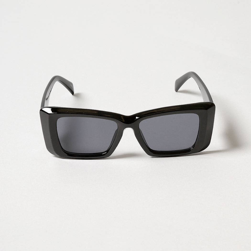 12 COLORI ASSORTITI Occhiali da sole da donna con montatura rettangolare audace in vendita all'ingrosso su Faire10