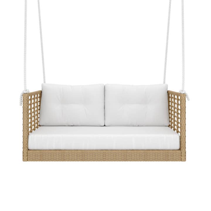 The Porch Swing Company - Wholesale Swing - Kids & Baby - East Green Millie Love Seat Porch Swing with Cushions3