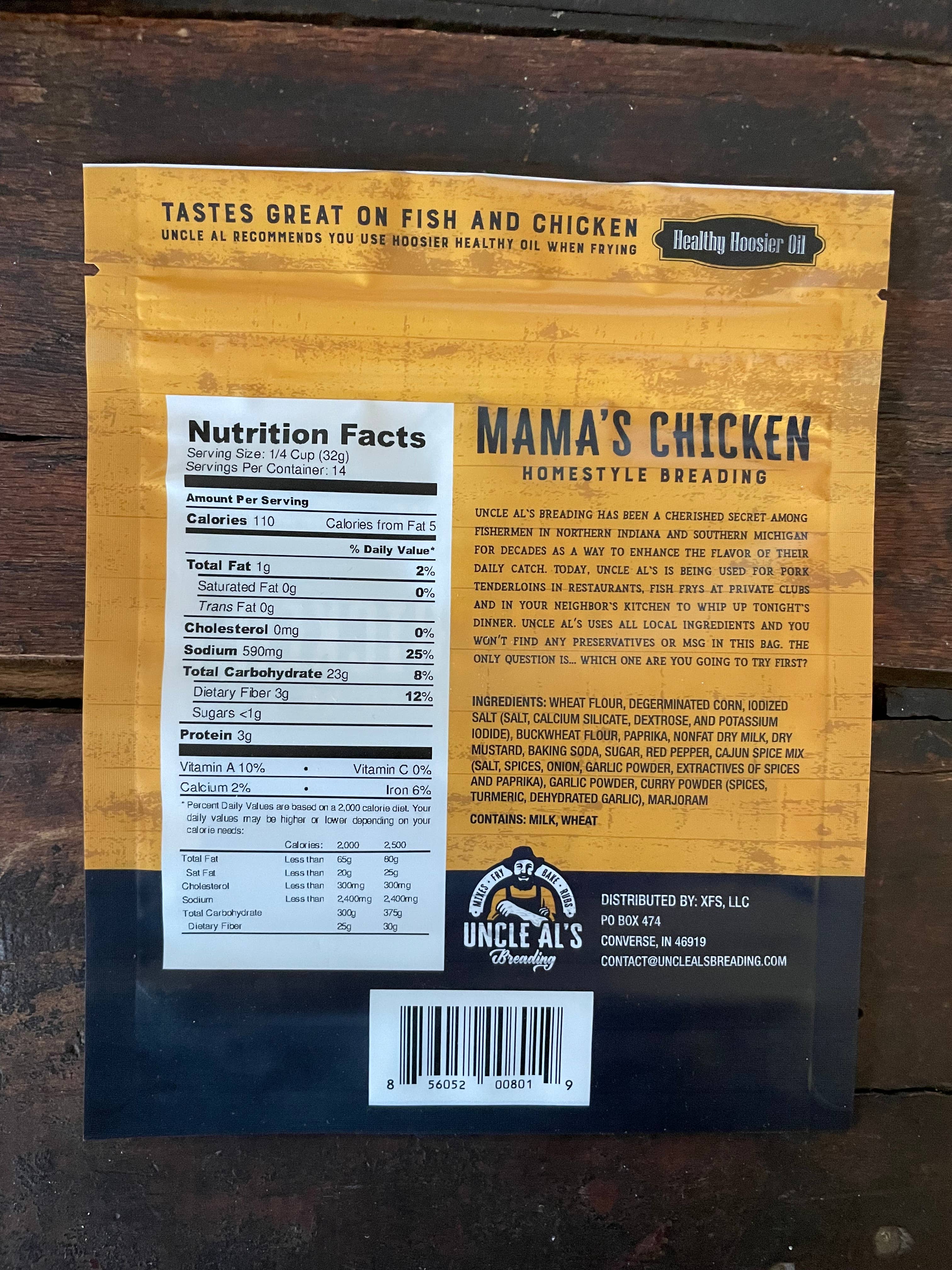 UNCLE ALS BREADING - Wholesale Bread Mix - Mama's Chicken Homestyle Breading5
