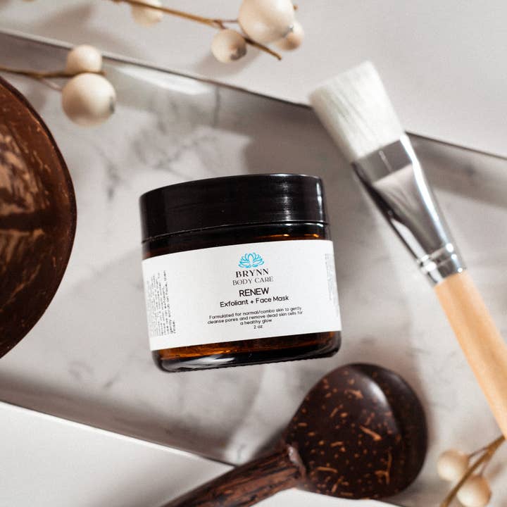 RENEW Face Mask/Exfoliant for all skin types for wholesale by Brynn Body Care