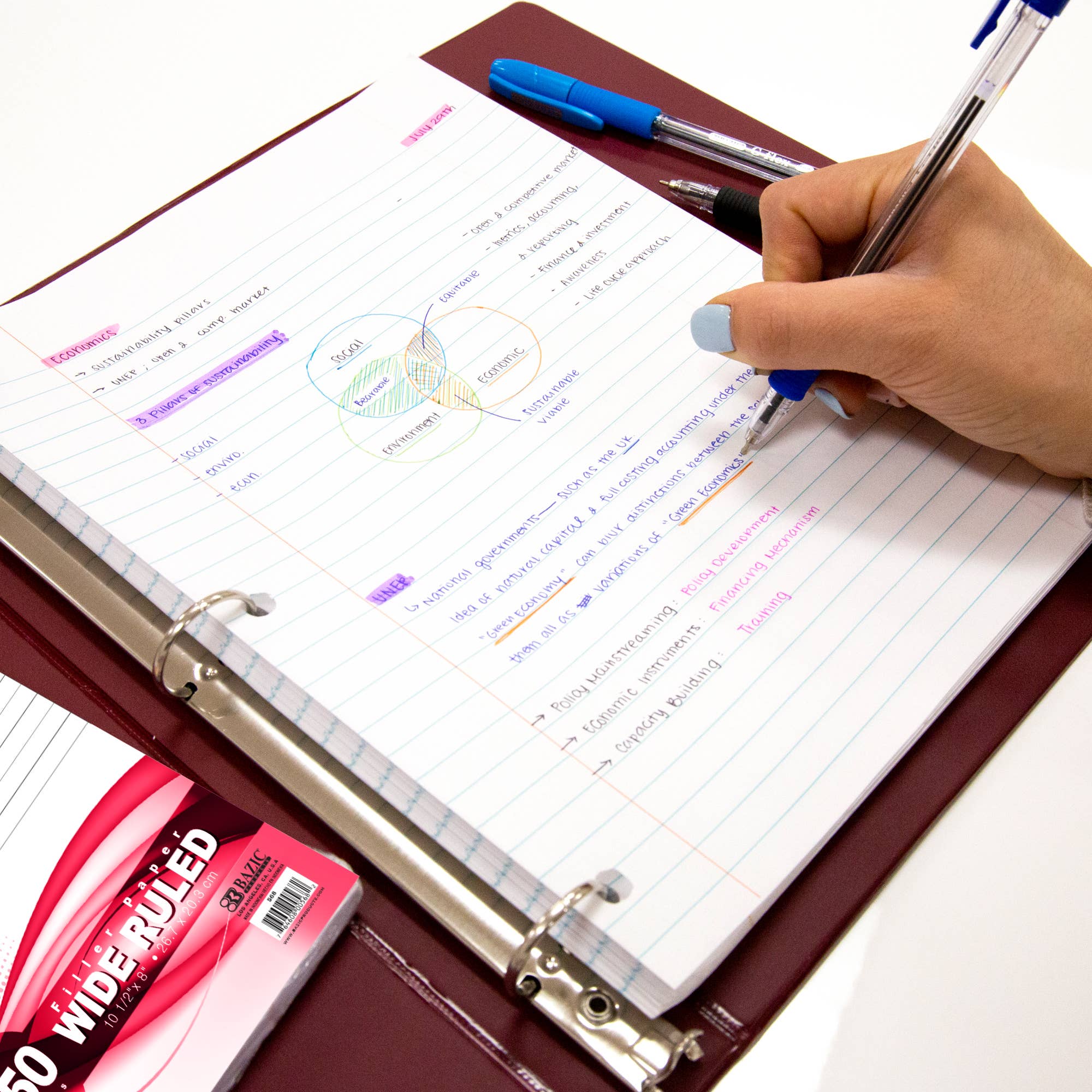 BAZIC Products - Wholesale Notepad - Filler Paper W/R 150 Ct.6