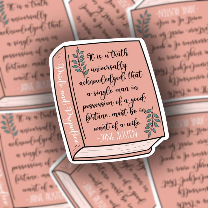 TaleMeCo - Wholesale Sticker - Pride and Prejudice Sticker