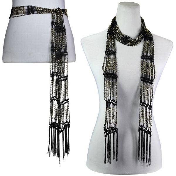 The Magic Scarf Company - Wholesale Scarf - Women's - 1755 - Shanghai Beaded Scarves/Sash53