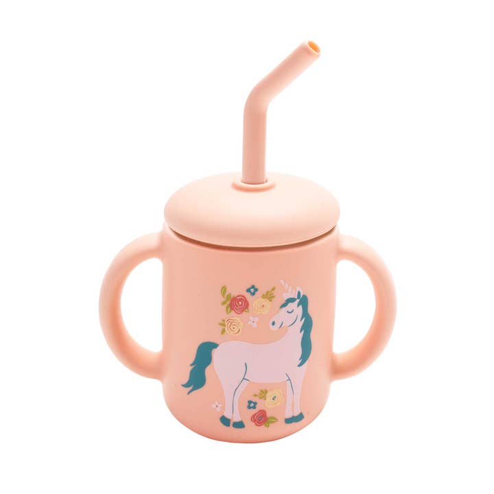 Sugarbooger by Ore’ Originals - Wholesale Drinking Glass/Cup - Kids & Baby - Fresh & Messy Sippy Cup | Unicorn