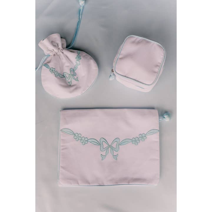 Lenora - Venta al por mayor Joyero/organizador de joyas - BOLSA JOYA FLORAL CON LAZO