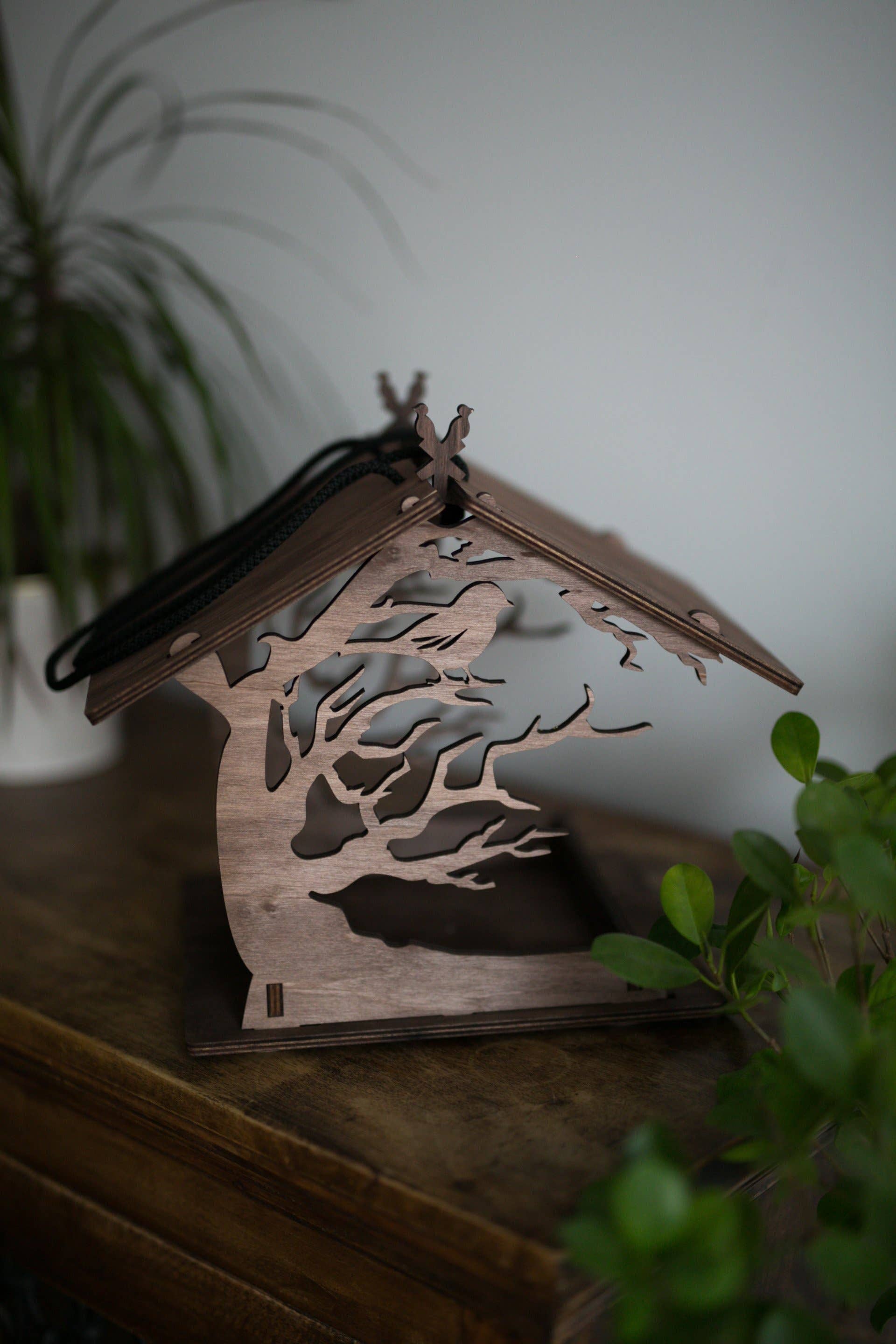 PromiDesign - Wholesale Bird Feeder - Wooden bird feeder "Sitting Bird"6