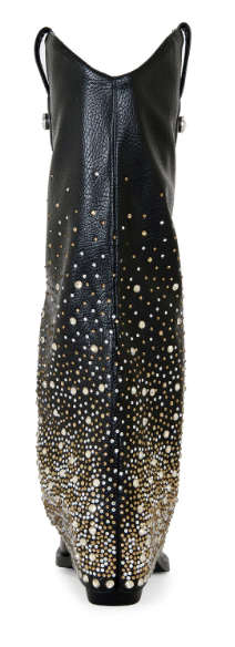 Azalea Wang - Wholesale Cowboy Boots - Women's - BETH-BLACK1