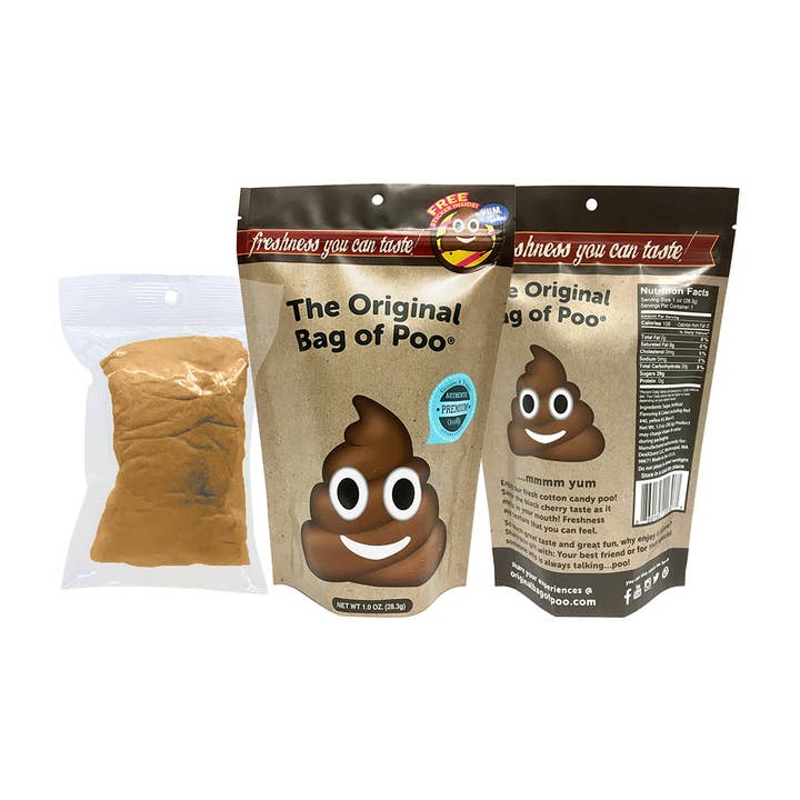 "The Original Bag of Poo"® Novelty Cotton Candy - Wholesale Cotton Candy - The Original Bag of Poo® (Emoji Cotton Candy Poo)3