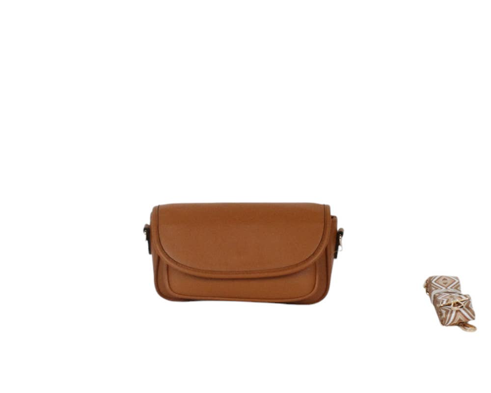 MIA LAROUGE – Engroshandel Crossbodytaske – unisex – Skuldertaske med klap og detaljer på håndtagene5