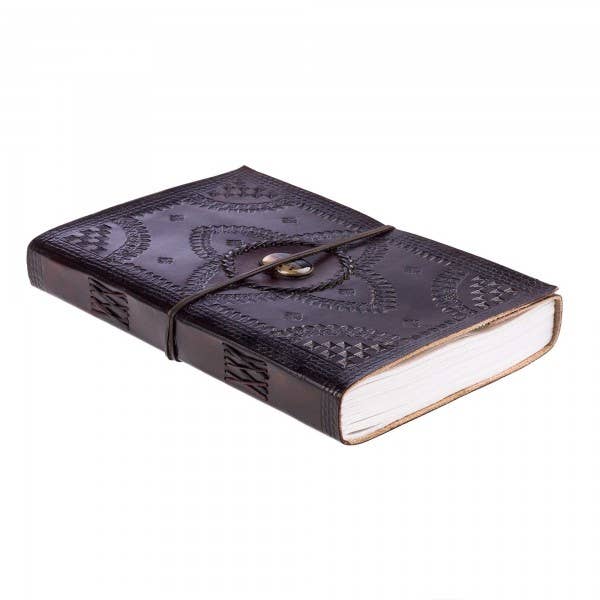 The Paper High Gift Company Limited - Wholesale Journal/Diary - Handcrafted A4 Embossed Stoned Leather Journal Notebook5