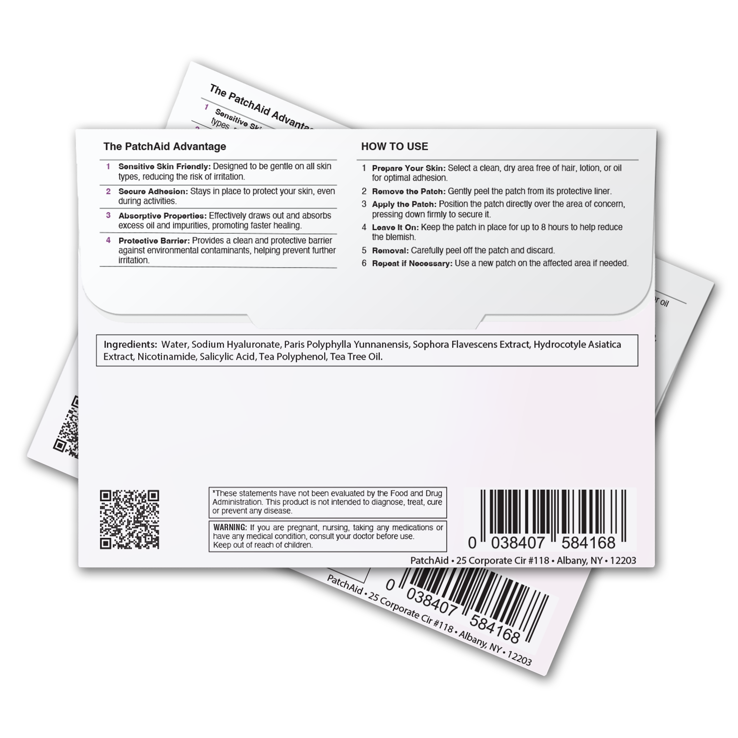 PatchAid – wholesale Skin Smoothing Kit – Blemish & Wrinkle Patch with Microneedle Technology1