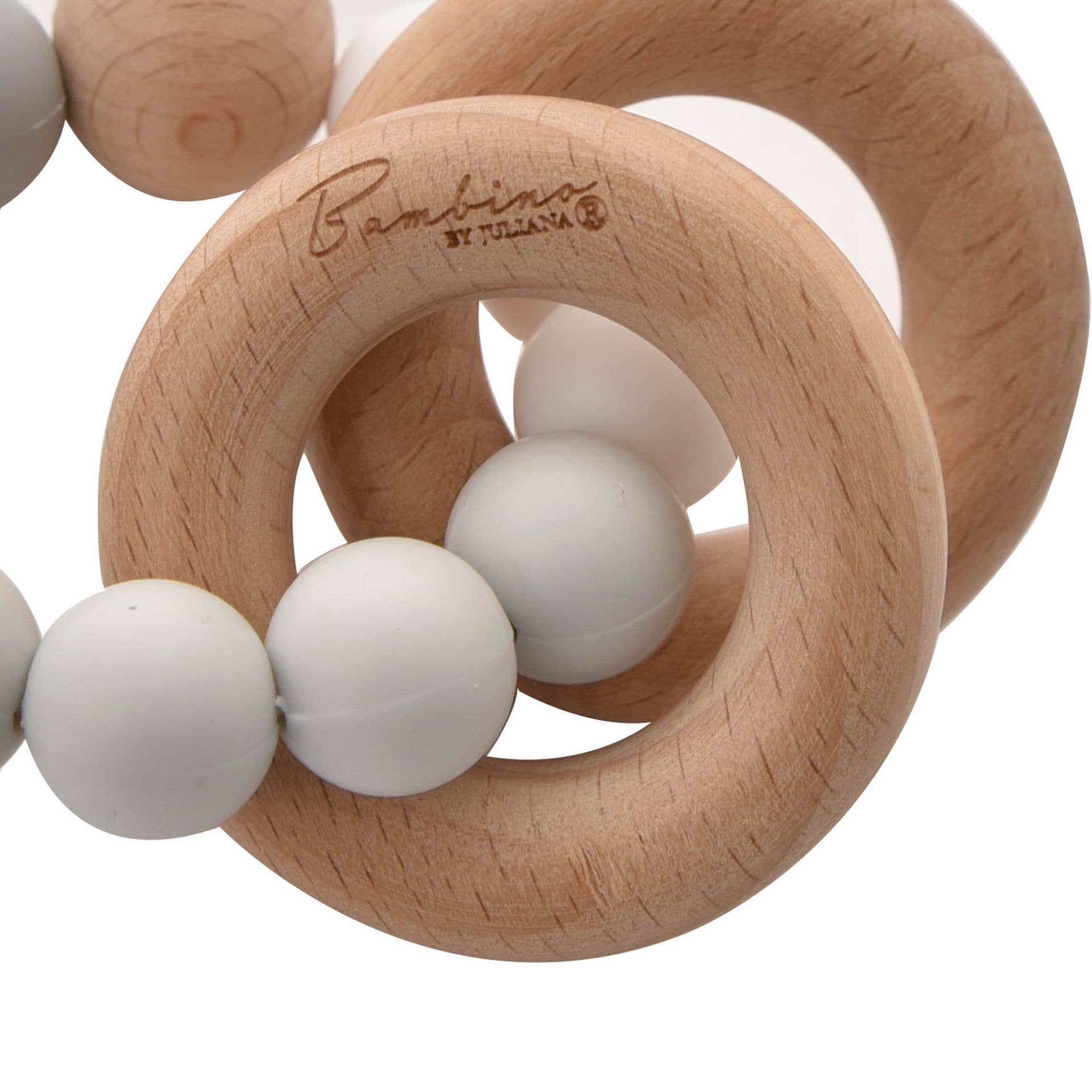 WIDDOP and Co. - Wholesale Teether (Not Clip-On) - Baby - Bambino Ombre Teething Toy Grey1