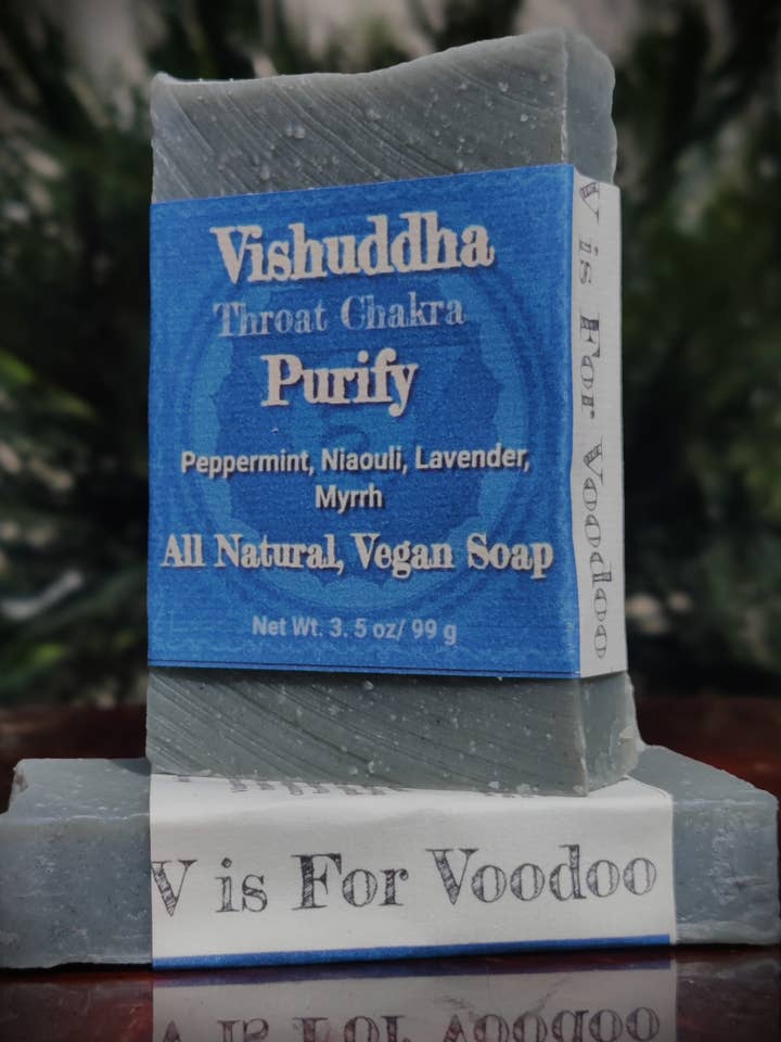 Vishuddha Vegan Soap for wholesale by V is for Voodoo LLC