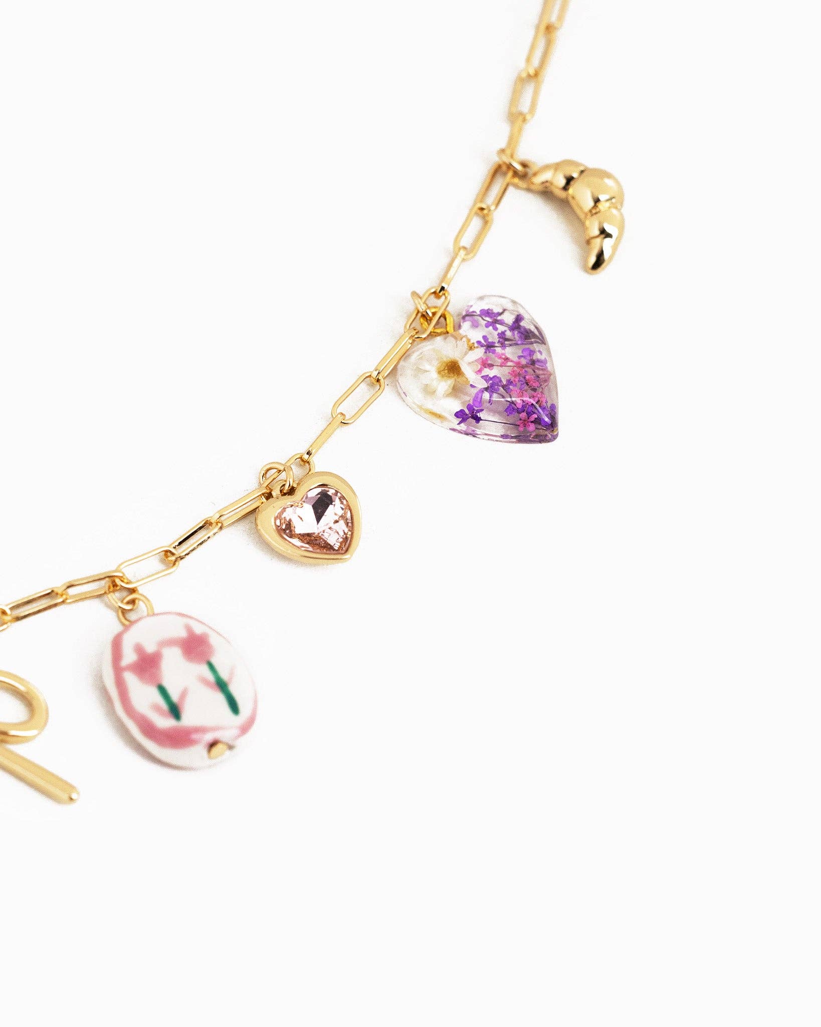 Sessori - Vente Colliers à pendentif - Collier charmant style cottage core rose2