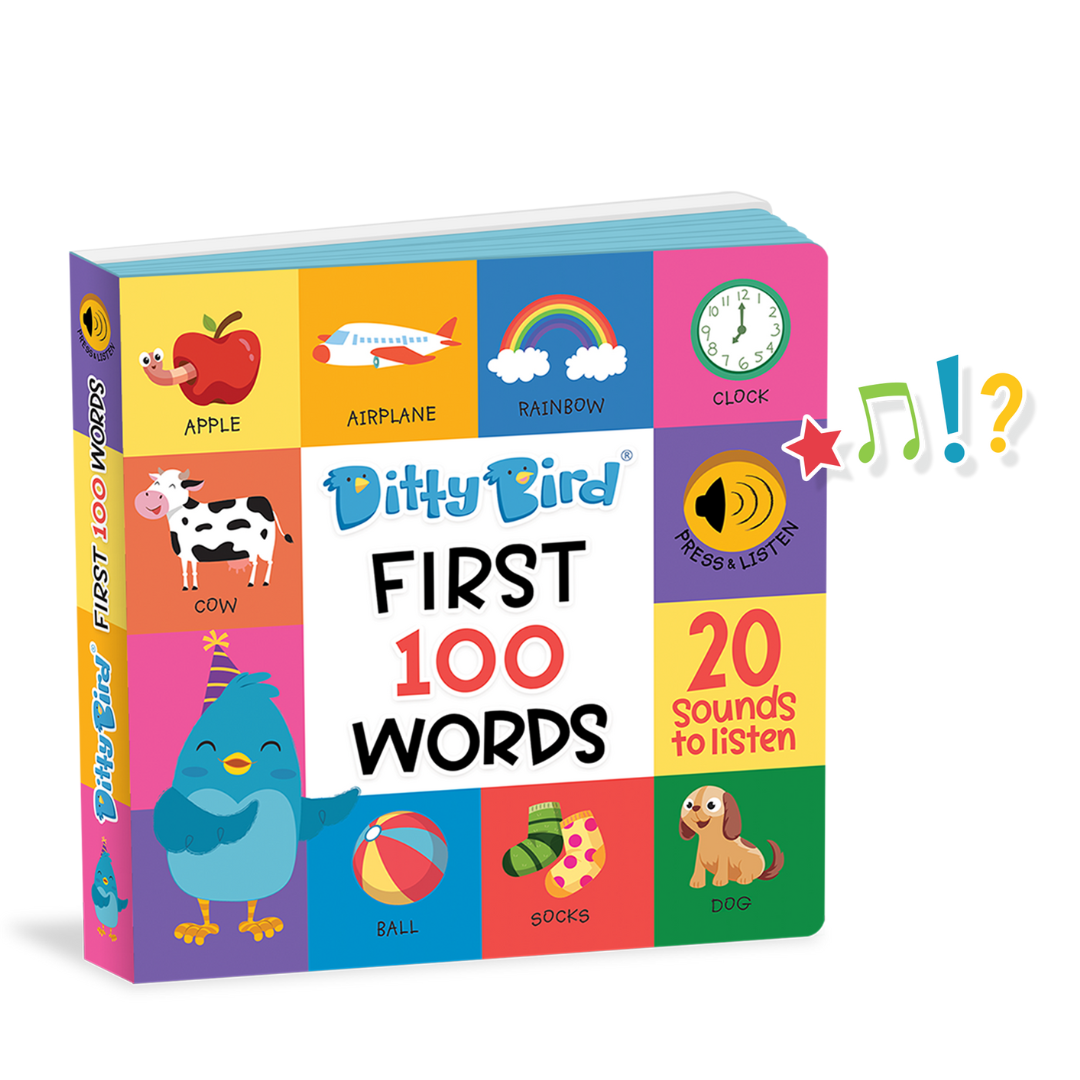 BTL Diffusion UK LTD – wholesale Baby and toddler book (0–2) – Ditty Bird - First 100 Words0