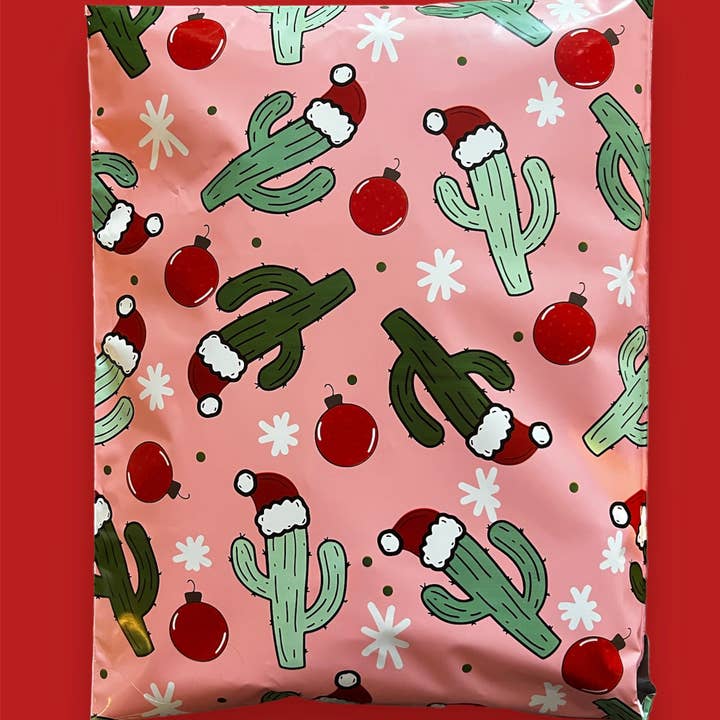 Trendy Chick Mailers - Wholesale Envelopes - 14.5x19 Western Wonderland Christmas Poly Mailers