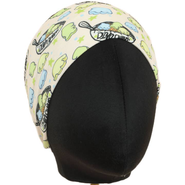Dinosaur de nid-de-poule Guimauve Aléatoire Bandeau d'étirement des fesses pour la vente par The Sassy Olive Handmade Headbands
