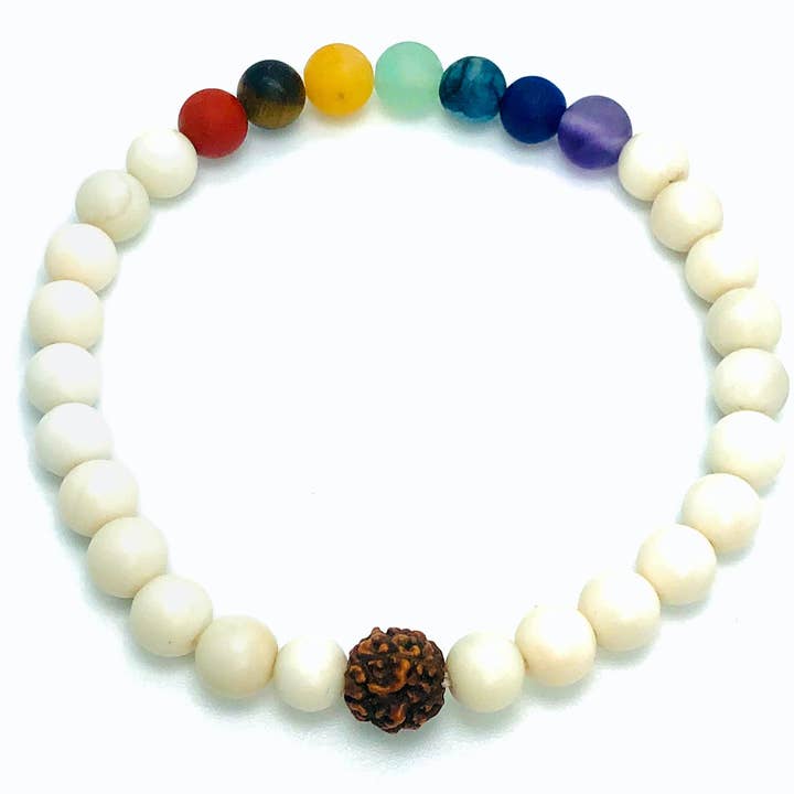 7 CHAKRA & RUDRAKSHA - FORGIVE AND ALIGN for wholesale by Scencio Co.
