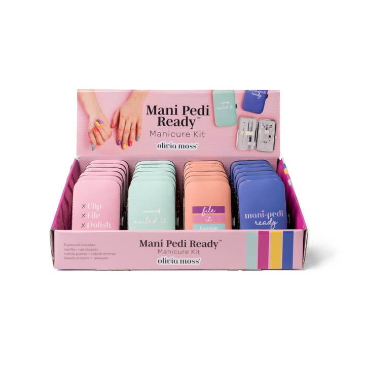 DM Merchandising - Wholesale Nailcare Set - Olivia Moss Mani Pedi Ready Manicure Kit