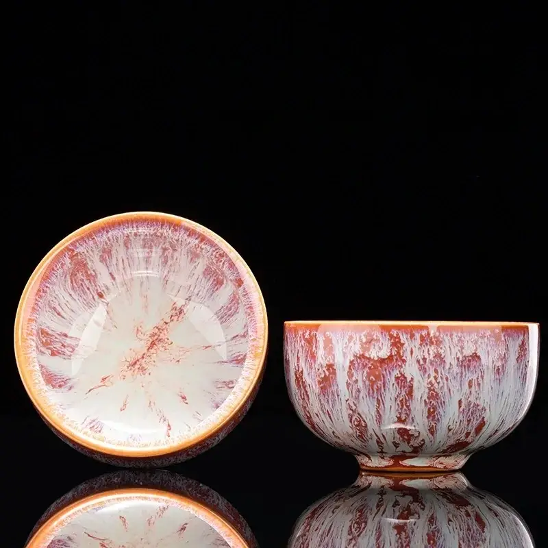 Otterware – wholesale Coffee/tea cup – Handmade Artisanal Tenmoku Glaze Tasting Cup (Single)35