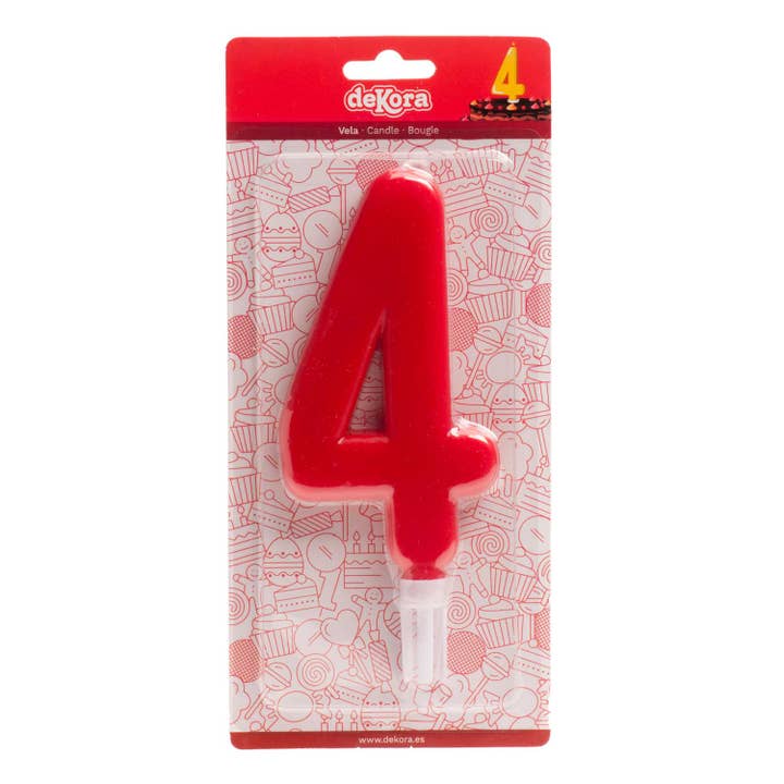 red Giant birthday candle for cakes, 15 cm for wholesale on Faire19