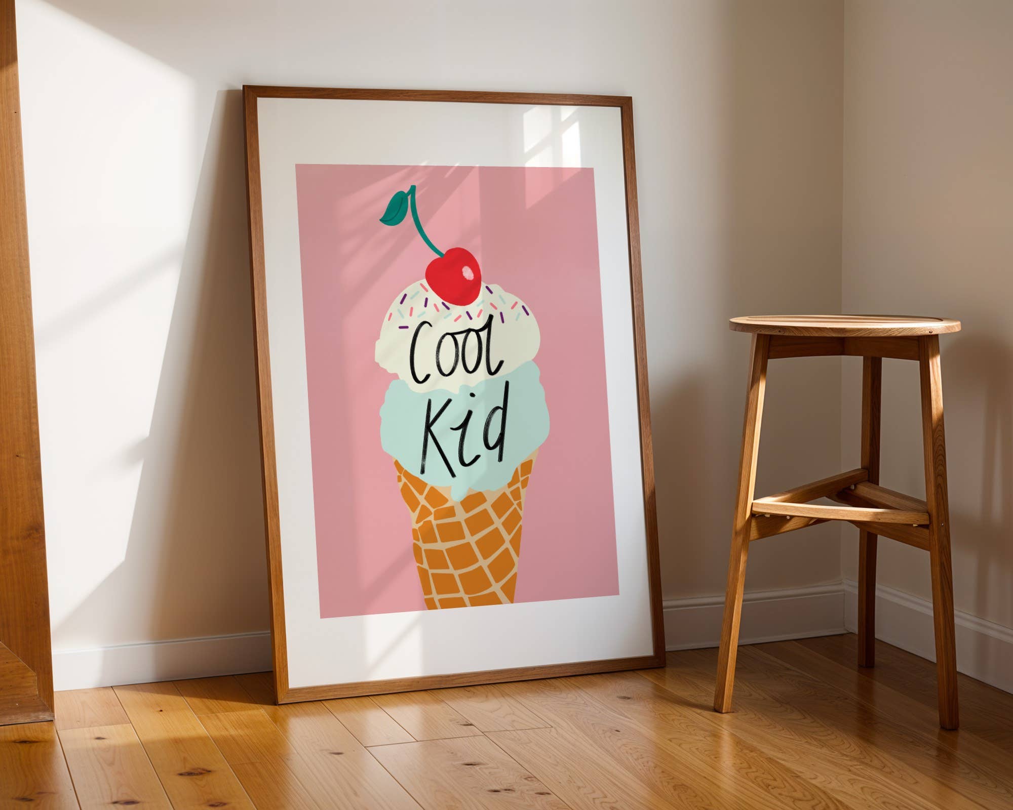 Emmy James Studio - Wholesale Art Print - Cool Kid Ice Cream Art Print1