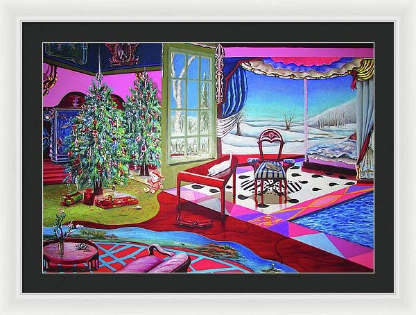 Sharon Tatem Fashion LLC - Wholesale Painting/Drawing - Christmas Painting - Framed Print27