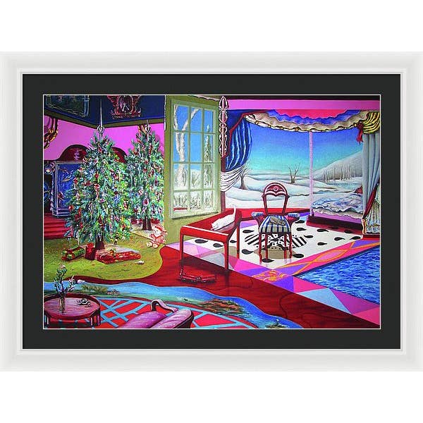 Sharon Tatem Fashion LLC - Wholesale Painting/Drawing - Christmas Painting - Framed Print27