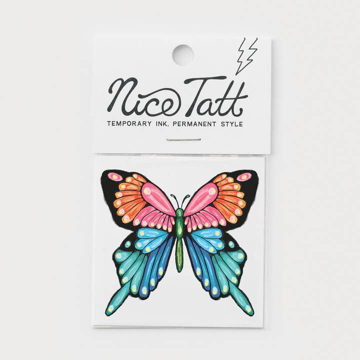 Sommerfugl - Midlertidig Tatovering for engroshandel hos Nice Enough Stickers