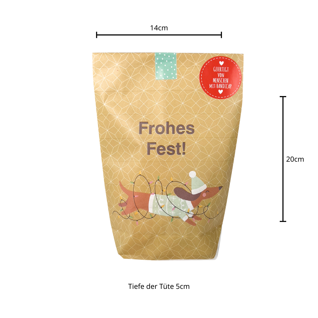 Wunderle GmbH - Wholesale Gift Bag - Merry Dachshund Festival – Surprise Bag with Heart & Puppy Eyes5