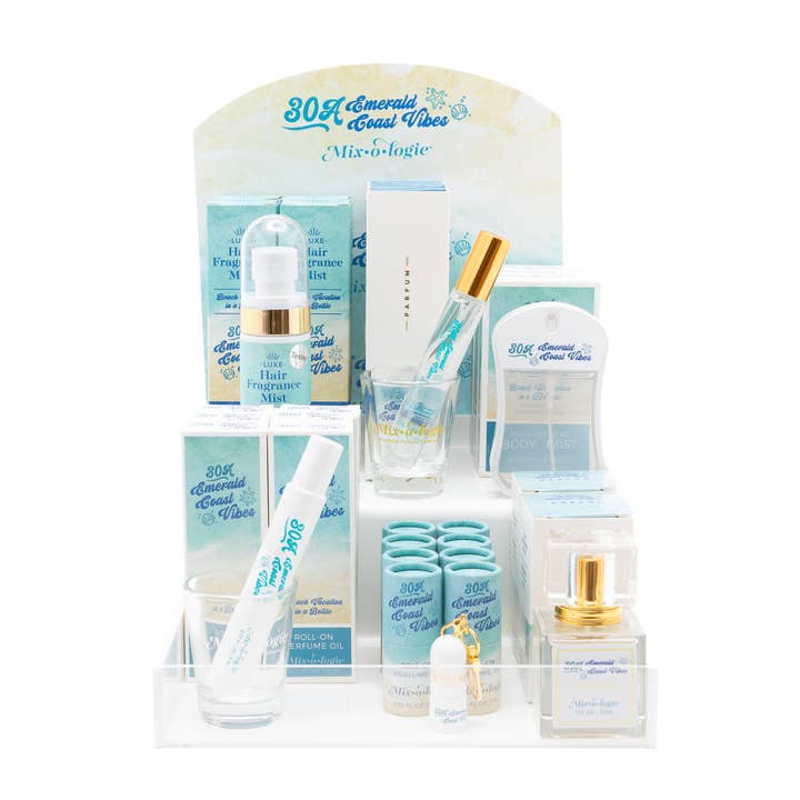 Mixologie - Wholesale Bath & Body Set - 30A Emerald Coast | Vacation Vibes Pre-Pack1