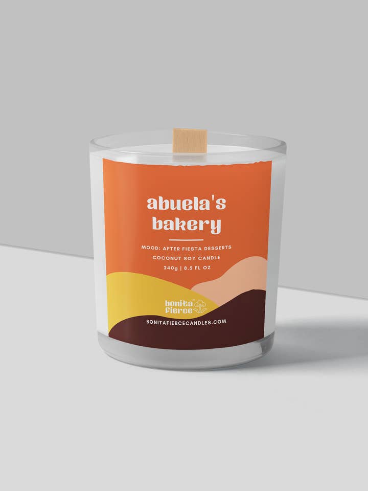 Abuela's Bakery Candle | Coconut, Caramel & Vanilla Candle for wholesale by Bonita Fierce Candles