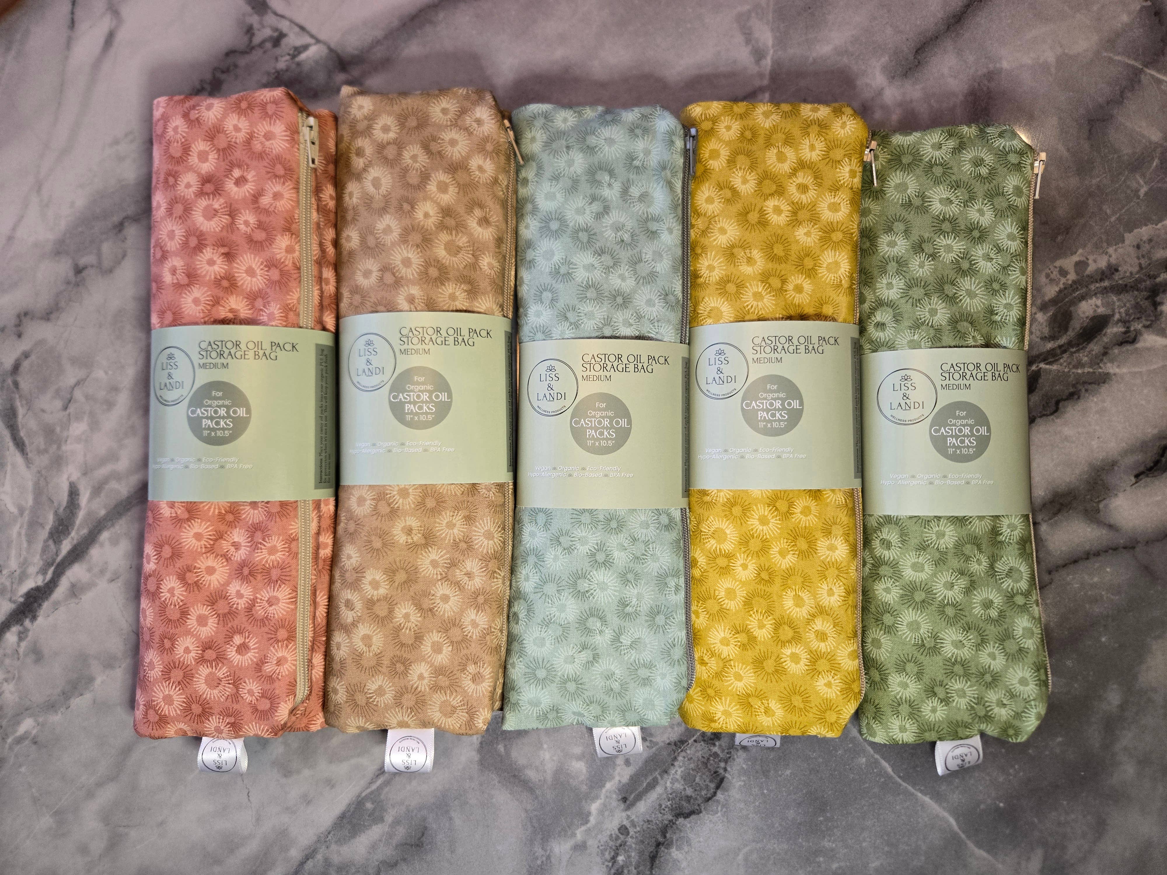 LISS & LANDI - Wholesale Storage Bag - Storage bags for Organic Castor Oil Packs - Medium5