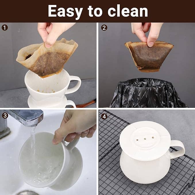 Crover - Wholesale Pour Over & Dripper - Brandless® Porcelain Pour-Over Coffee Dripper6