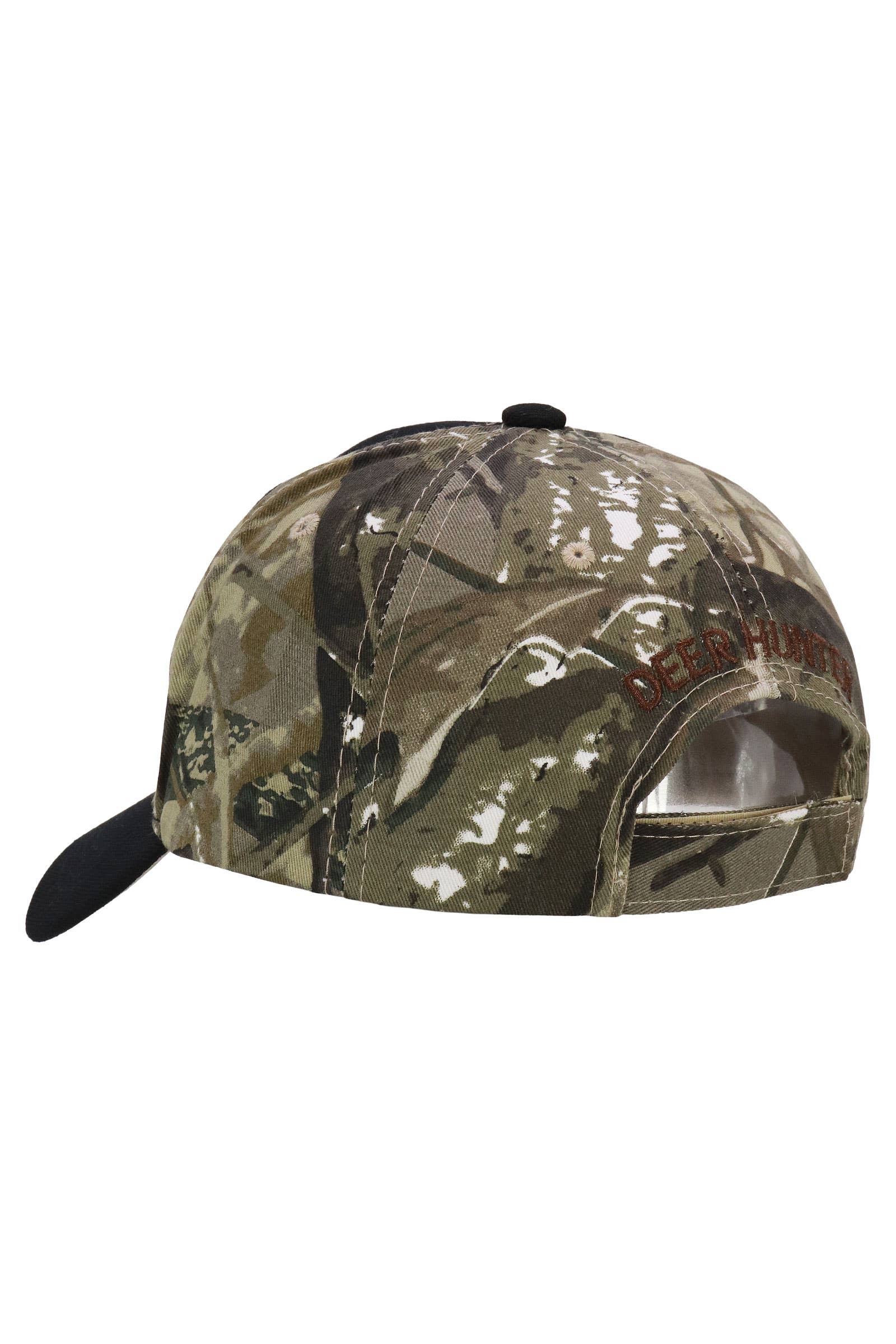 Cap Zone - Wholesale Baseball Cap - Unisex - Deer Hunter Hunt Camo Velcro Back Baseball Cap1