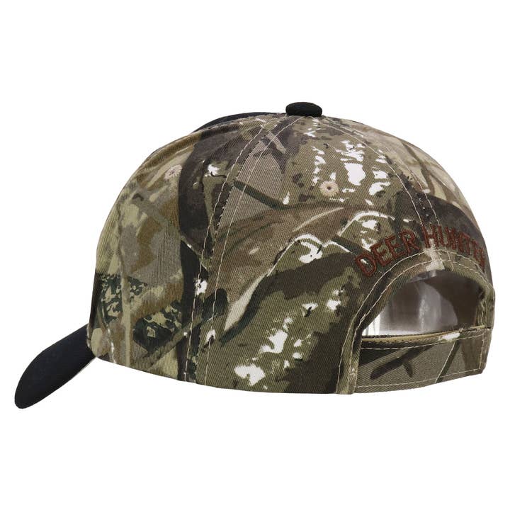 Cap Zone - Wholesale Baseball Cap - Unisex - Deer Hunter Hunt Camo Velcro Back Baseball Cap1